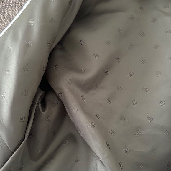 Banana Republic Heritage Olive Tweed Jacket - Size 6 - Picture 5 of 7